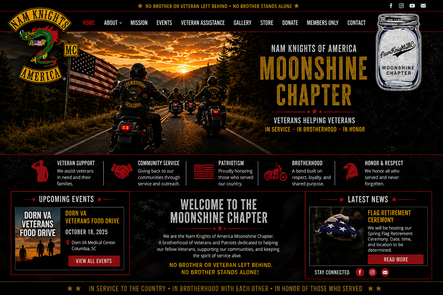 Nam Knights of America Moonshine Chapter homepage