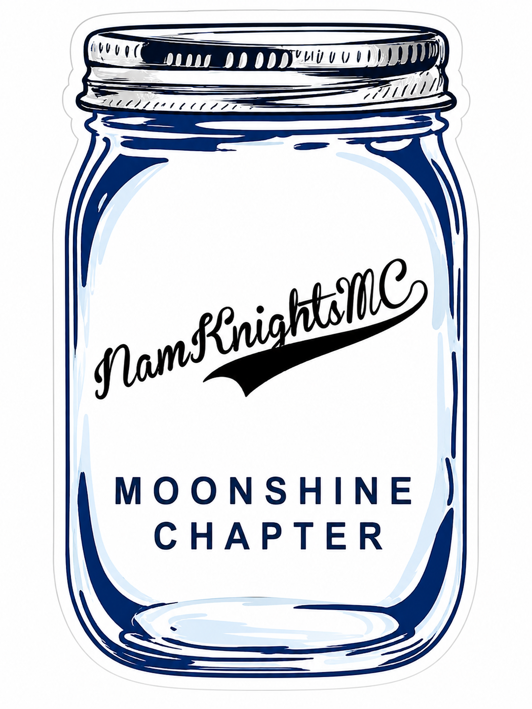 Moonshine Chapter mason jar logo